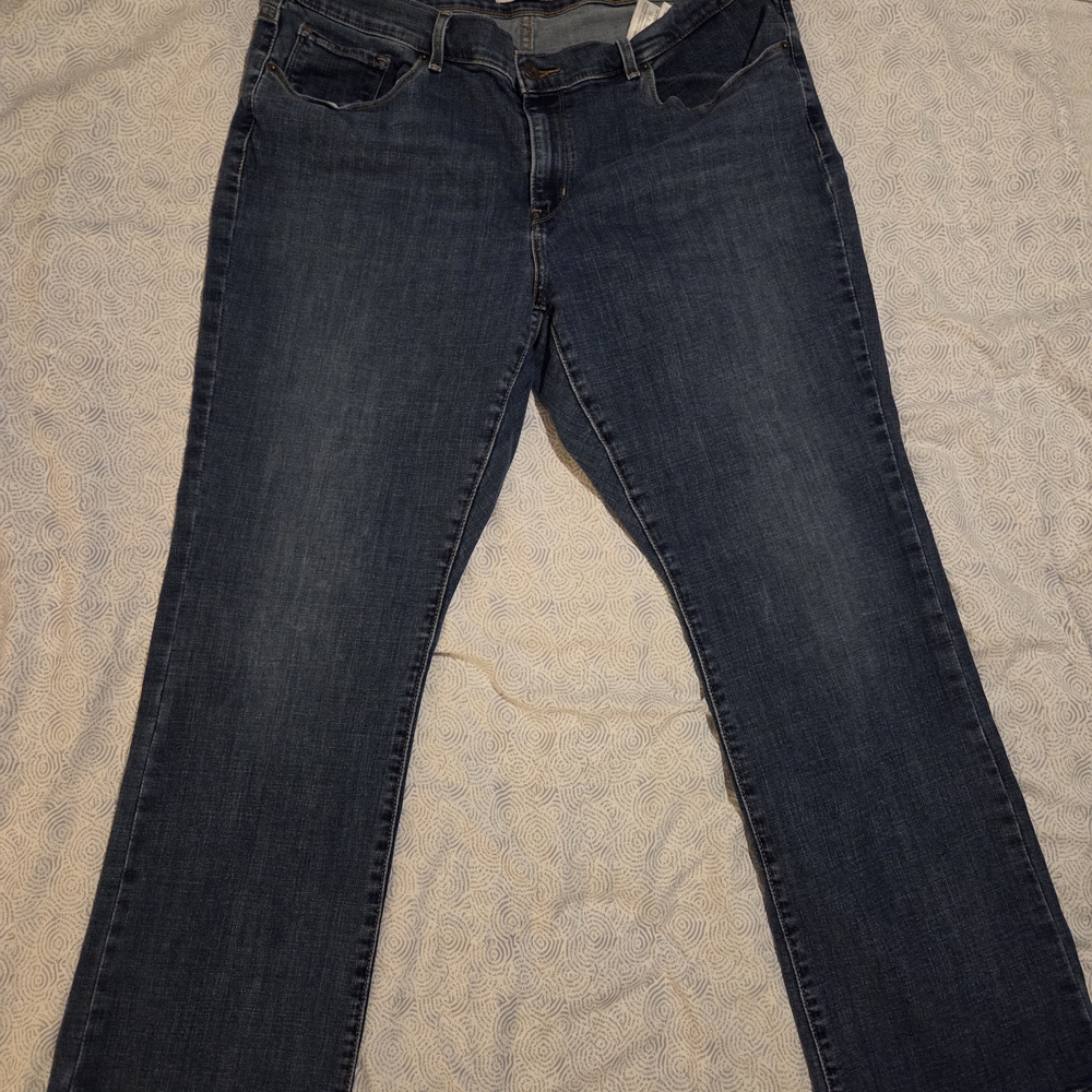 Levi's Dark Blue Women's Boot Cut Jeans Size 18